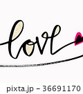 Love. Stylish brush lettering. Hand drawn design  36691170