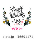 Happy Valentines Day typography poster  36691171