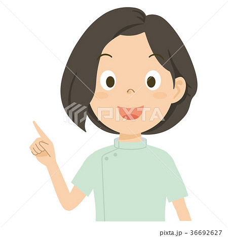 介護士　介護福祉士　女性　イラスト 36692627