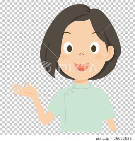 照料者關心工作者女性例證 照料者關心工作者女性例證 36692628