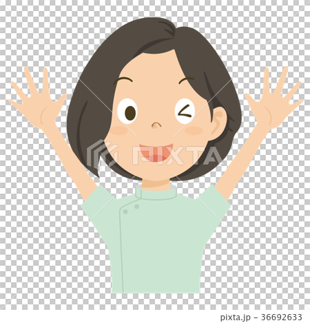 照料者關心工作者女性例證 36692633