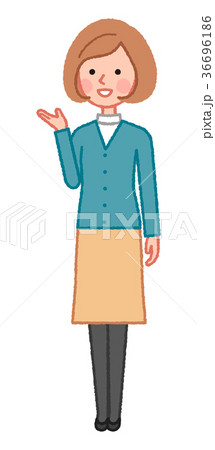 案内をする女性 36696186