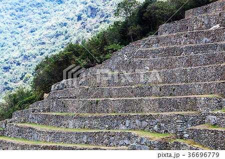 stone terraces on the mountain stone terraces on the mountain 36696779