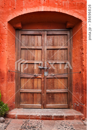 closed old door 36696816