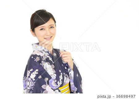浴衣姿の女性 浴衣姿の女性 36698497
