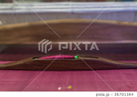 Traditional loom machine for weave Thai silk Traditional loom machine for weave Thai silk 36701364
