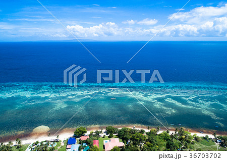 セブ島の空撮風景 36703702