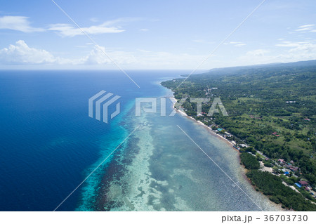 セブ島の空撮風景 36703730