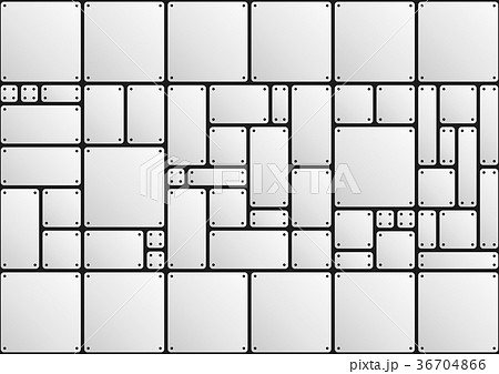 パネル 丸a 留め具 背景素材のイラスト素材