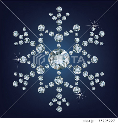 Snowflake made a lot of from diamonds. 36705227