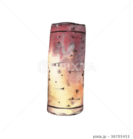 Close up of a wine cork opener on white background 36705453