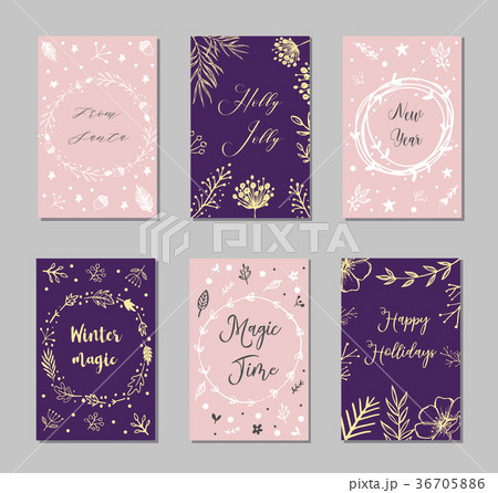 New Year and Merry Christmas decorative New Year and Merry Christmas decorative 36705886