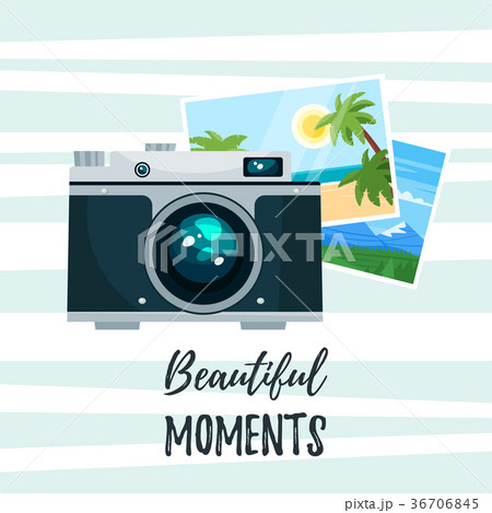 photo camera with holiday photos photo camera with holiday photos 36706845