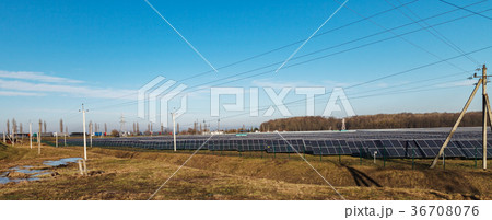 Alternative energy sources. Solar power stations 36708076