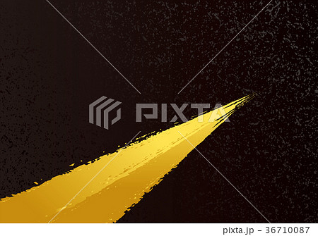 背景素材　黒と金色の筆跡 36710087