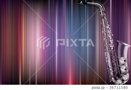 abstract blur background with saxophone 36711580