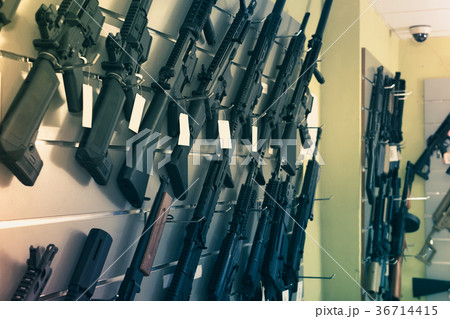 Pneumatic gun in shop Pneumatic gun in shop 36714415