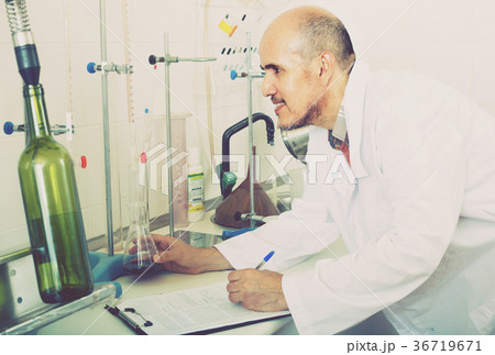 man working with quality tests man working with quality tests 36719671