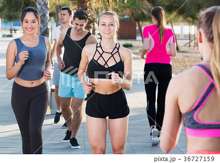 Active people during running training Active people during running training 36727159