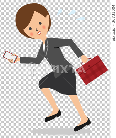 Running business woman Running business woman 36733004