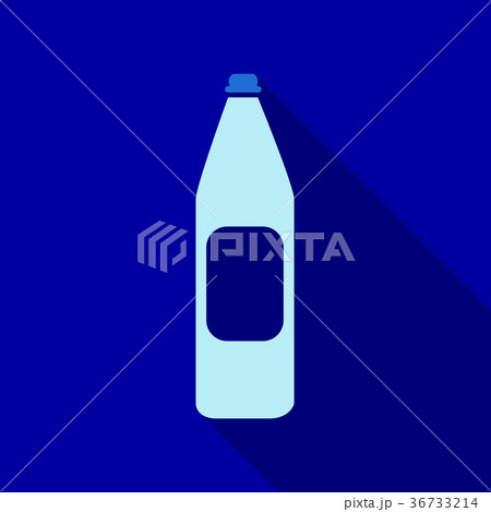 Plastic bottle of water. Water drop sign. Vector Plastic bottle of water. Water drop sign. Vector 36733214