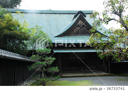 国の重要文化財 江川邸の主屋玄関(静岡県伊豆の国市) 36733741