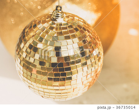 Golden Christmas ball in merry christmas Golden Christmas ball in merry christmas 36735014