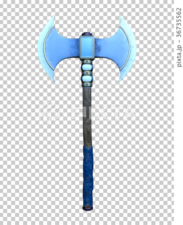戦闘斧のイラスト素材