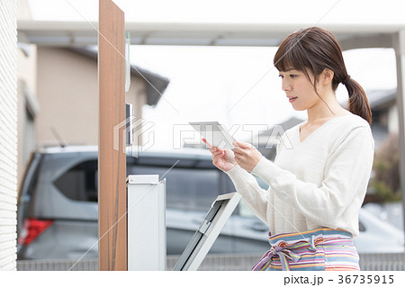 郵便物　郵便桶　郵便ポスト　 36735915