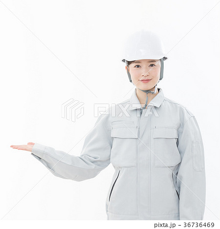 若い女性 建築士 の写真素材