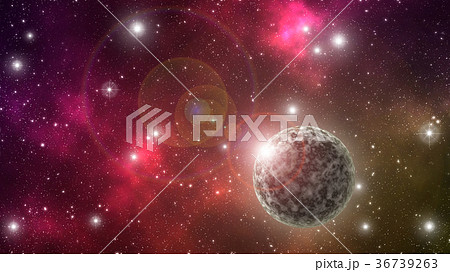 宇宙の銀河　青 36739263