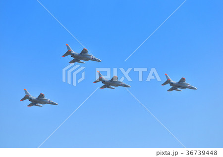 T-4練習機の編隊飛行 36739448