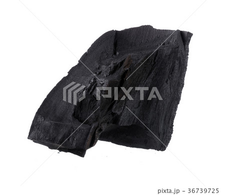 charcoal isolated on white background 36739725