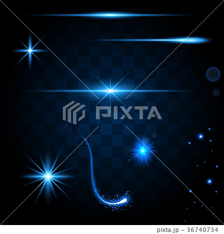 Light glow flare effects 36740734