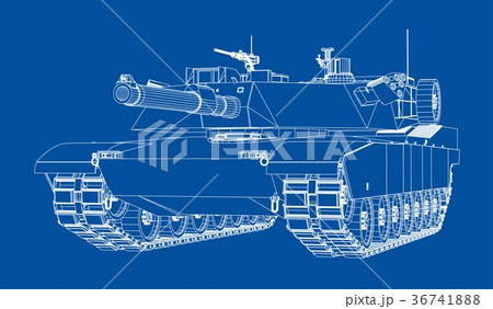 Blueprint of realistic tank Blueprint of realistic tank 36741888