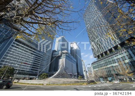 名古屋都市風景・名古屋駅前 36742194