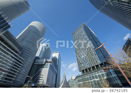 名古屋都市風景・名古屋駅前 36742195