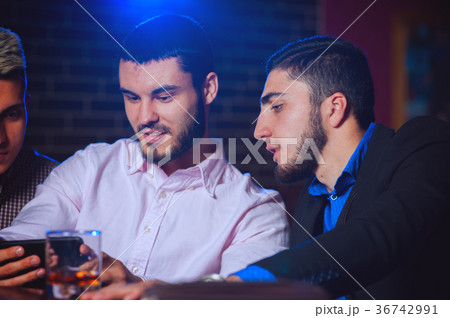 Old friends met at the bar 36742991