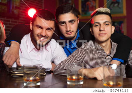 Old friends met at the bar Old friends met at the bar 36743115
