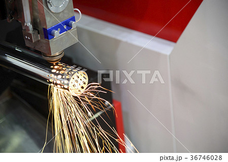 The laser cutting machine The laser cutting machine 36746028