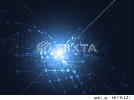 Internet connection, abstract sense of science 36746329