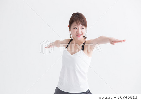 エクササイズ・白バック エクササイズ・白バック 36746813