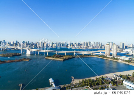 お台場・レインボーブリッジ周辺の風景 36746874