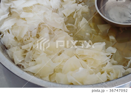coconut candy coated sugar Thai dessert cooking on coconut candy coated sugar Thai dessert cooking on 36747092