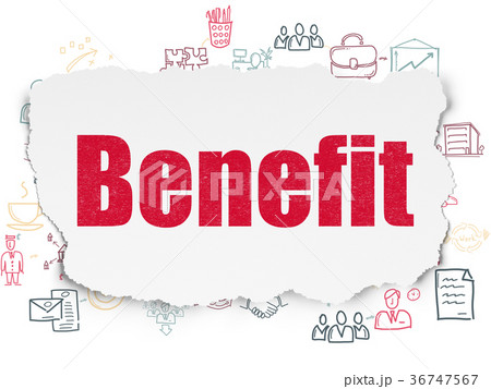 Business concept: Benefit on Torn Paper background Business concept: Benefit on Torn Paper background 36747567