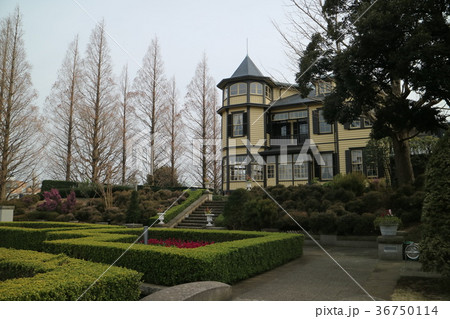 横浜 外交官の家 山手の西洋館 山手イタリア山庭園の写真素材
