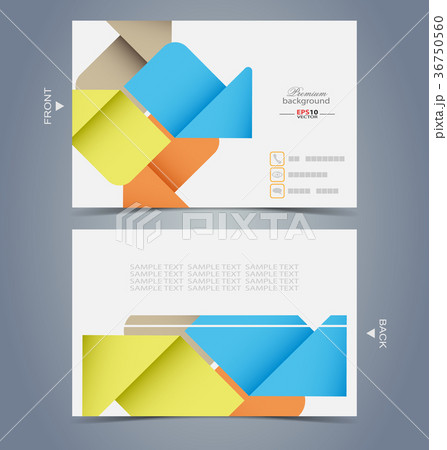 Elegant business card design template 36750560