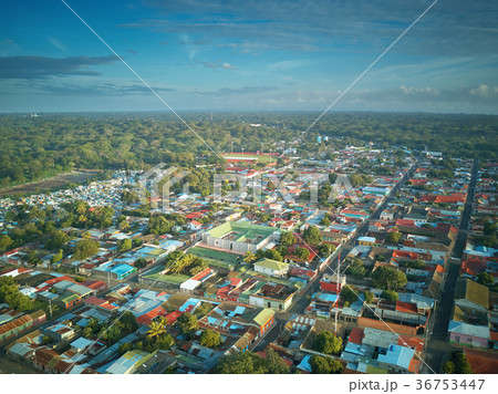Landscape of small town in Latin America 36753447