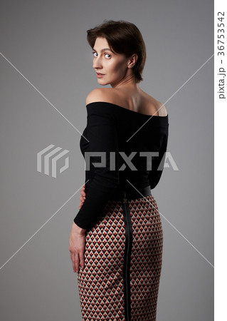Caucasian woman in casual outfit Caucasian woman in casual outfit 36753542
