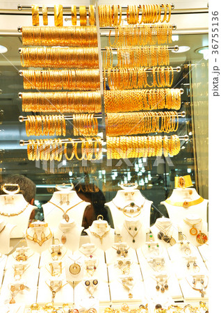 Gold jewelry in grand bazaar 36755136